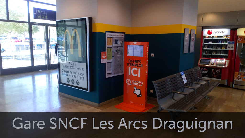 Gare SNCF les Arcs Draguignan