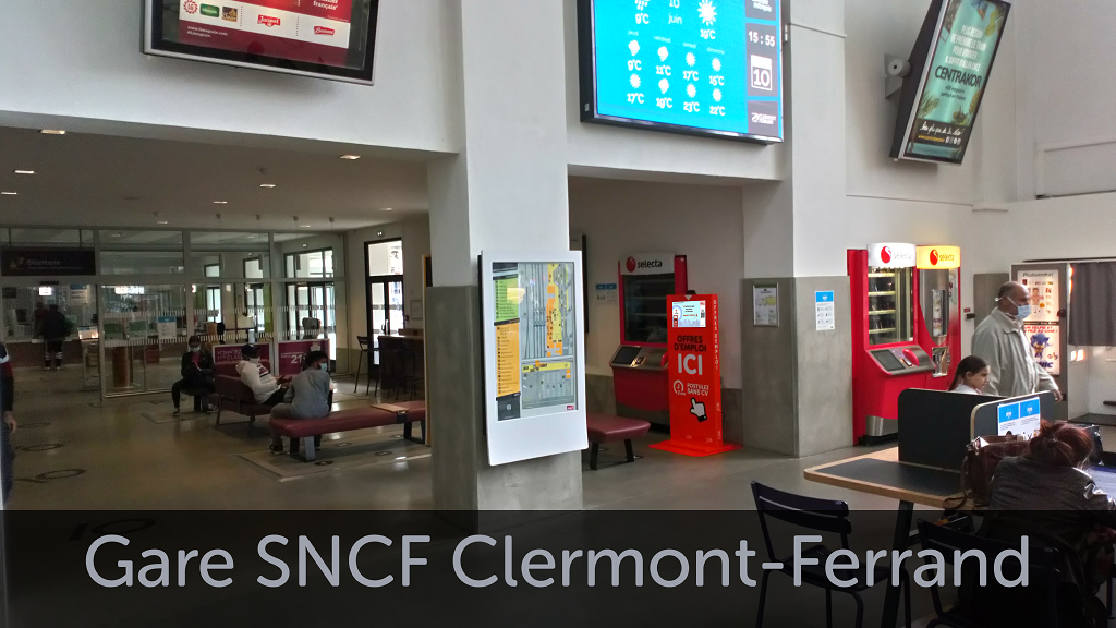 Gare SNCF Clermont Ferrand