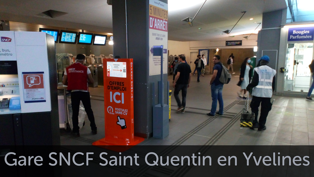 Gare SNCF Saint Quentin en Yvelines
