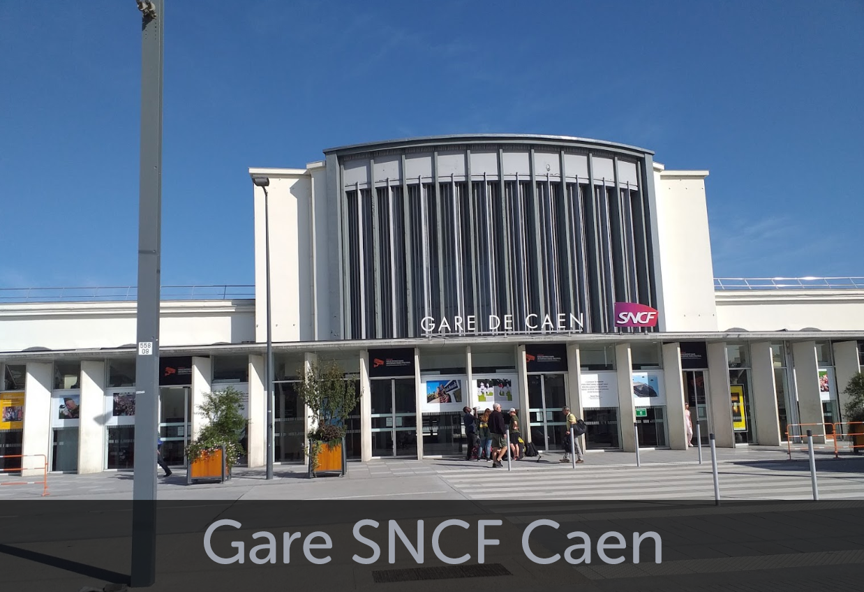 Façade Gare SNCF Caen