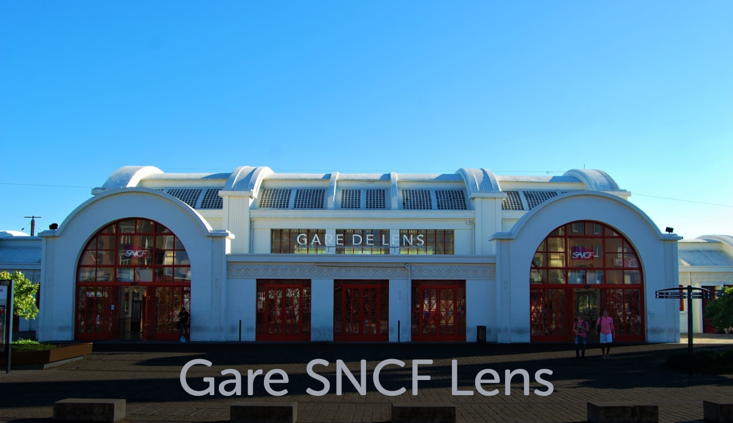 Façade gare SNCF Lens