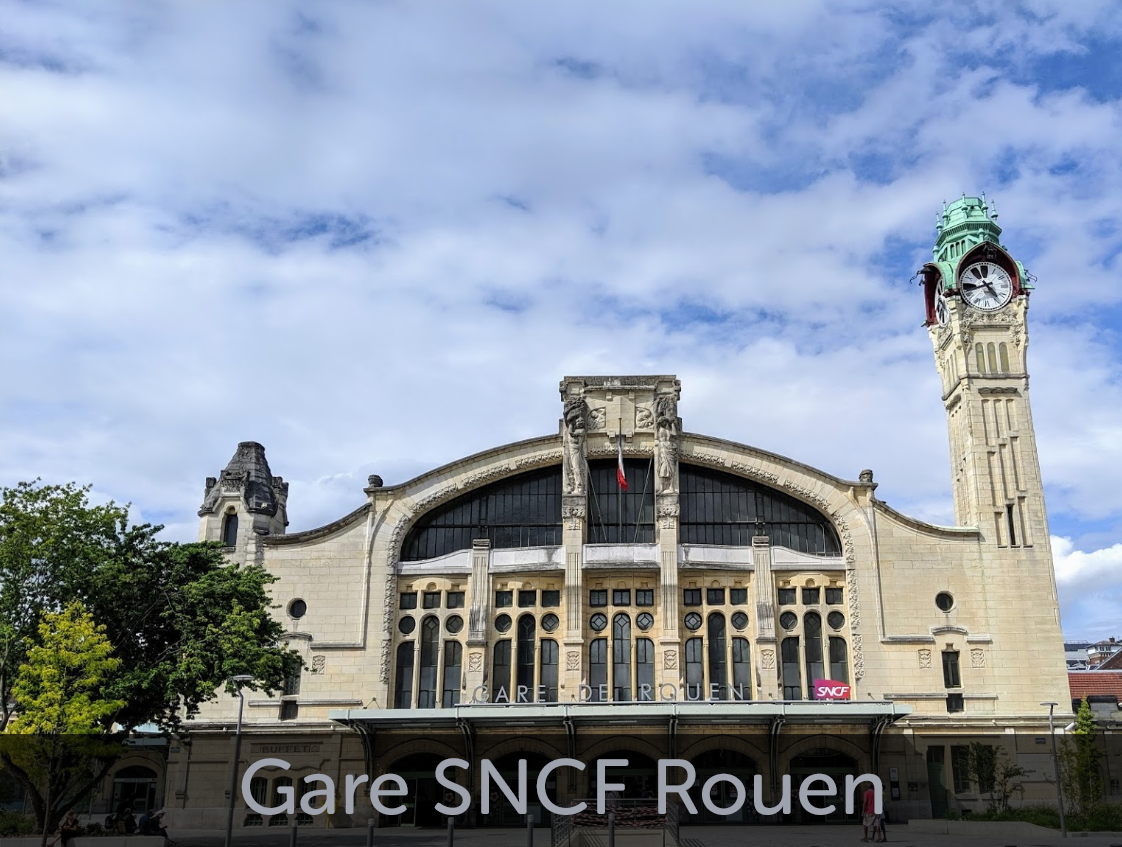 Façade gare SNCF Rouen