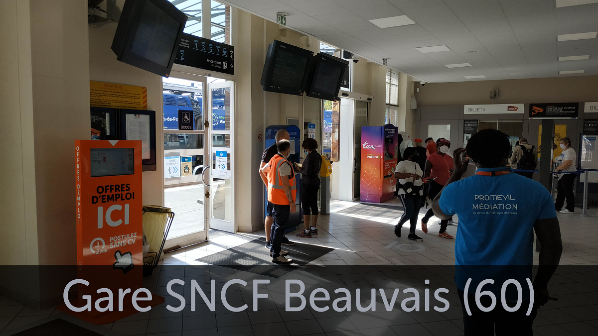 borne emploi gare sncf Beauvais