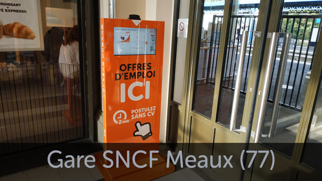 borne emploi gare sncf de meaux