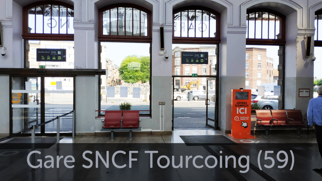 borne gare SNCF Tourcoing